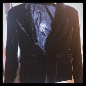 Black Velvet Blazer-M